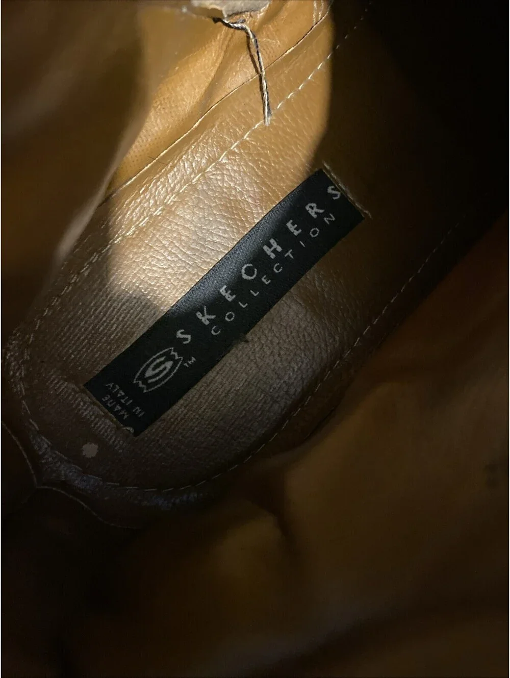 Vintage Skechers Chunky Sole Men’s Leather  Ankle Boots  9.5 Ringer Closer Italy